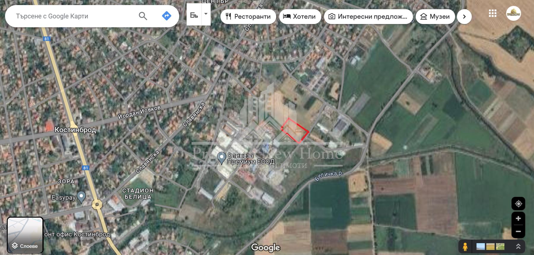 Парцел – София, област, гр.Костинброд-0 Парцел - София, област, гр.Костинброд - 0